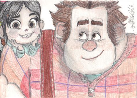 Ralph and Vanellope by Grilledcheeselover on DeviantArt