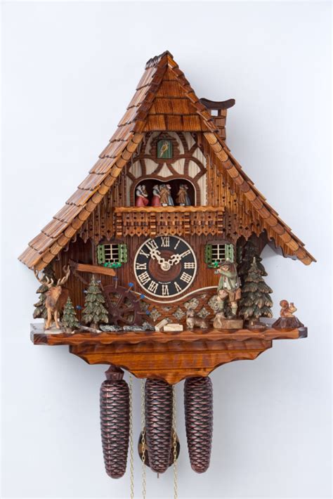 Original handmade Black Forest Cuckoo Clock / Made in Germany 2-86209t - The world of Cuckoo ...