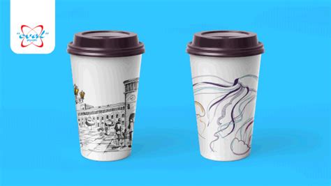 Coffee To Go Cup Designs - Oval Plastic on Behance