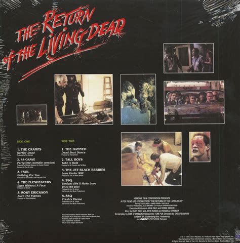 Various LP: The Return Of The Living Dead - Soundtrack (LP, Colored Vinyl) - Bear Family Records