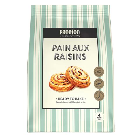 Pain aux Raisin (4 pack) - Paneton Bakery