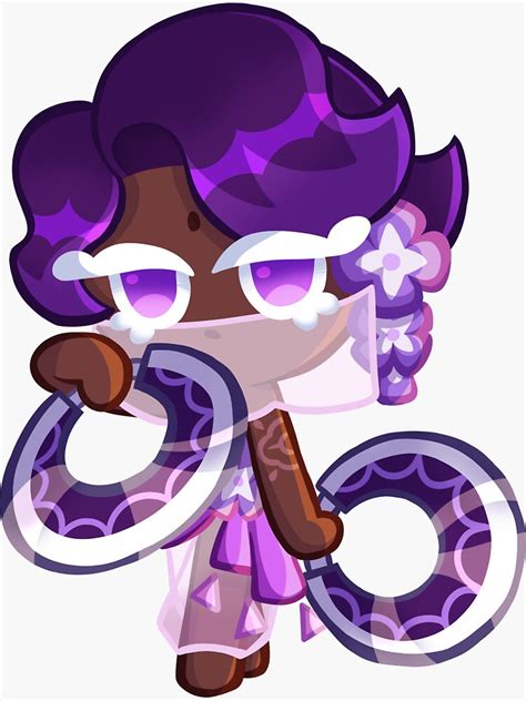 "Cookie run: Lilac cookie" Sticker for Sale by D-Illustrates | Redbubble