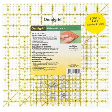 Omnigrid Square Ruler Value Pack - The Seasoned Homemaker®