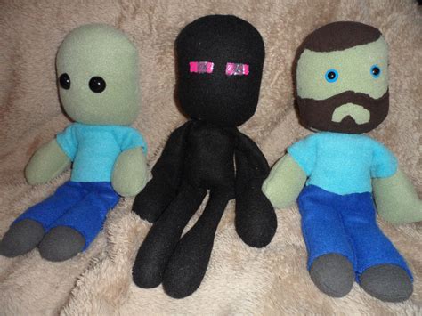 Minecraft Plushies by crackle486 on DeviantArt