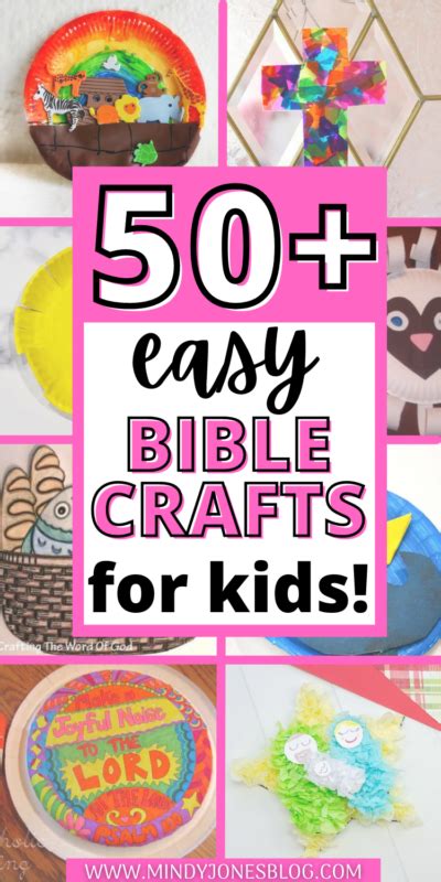 50+ Easy Bible Crafts For Kids | Mindy Jones Blog