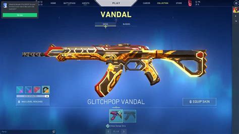 GLITCHPOP VANDAL ALL VARIANTS PLATINUM 2 RANK