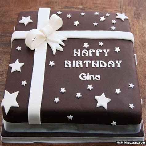 Happy Birthday gina Cake Images