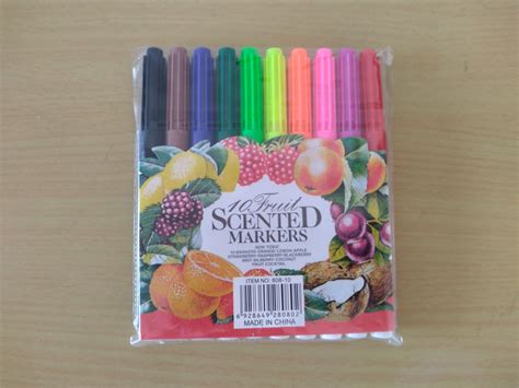 Fruit Scented Markers, Hobbies & Toys, Stationary & Craft, Craft Supplies & Tools on Carousell
