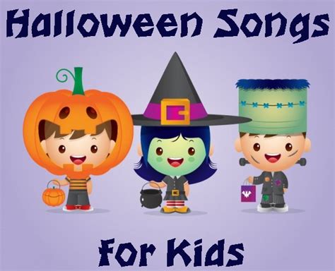 Halloween Songs for Kids - Printable Lyrics with Coloring Activities