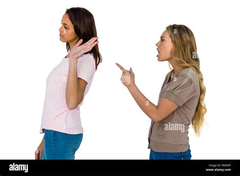 Two girls arguing Stock Photo, Royalty Free Image: 93397879 - Alamy