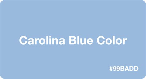 Carolina Blue Color: Best Practices, Color Codes, Palettes & More!