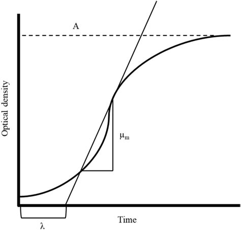 Bacterial growth parameters derived from the Gompertz equation.... | Download Scientific Diagram