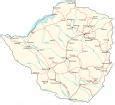 Zimbabwe Map - Cities and Roads - GIS Geography