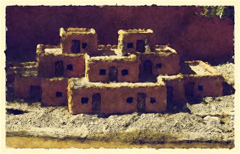 Adobe Brick Cave Dwellings Free Stock Photo - Public Domain Pictures