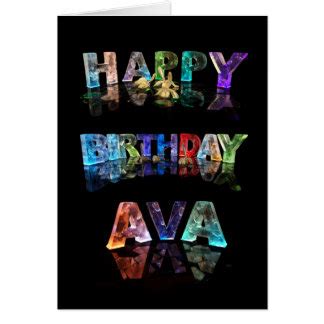 Happy Birthday Ava Gifts on Zazzle