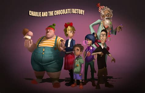 Charlie And The Chocolate Factory Characters Drawings