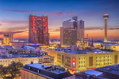 San Antonio Skyline Night Stock Photos, Pictures & Royalty-Free Images - iStock