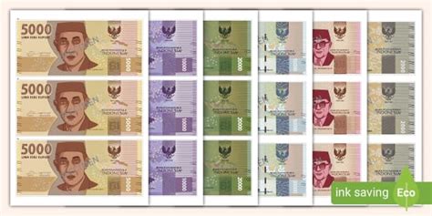 Indonesian Money Bank Notes Currency Banknotes Rupiah Rp