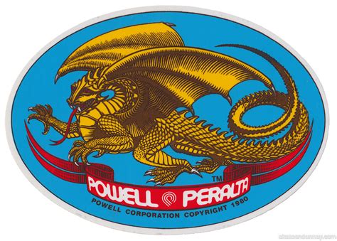 Powell Peralta: Oval Dragon Logo – Skate and Annoy Galleries