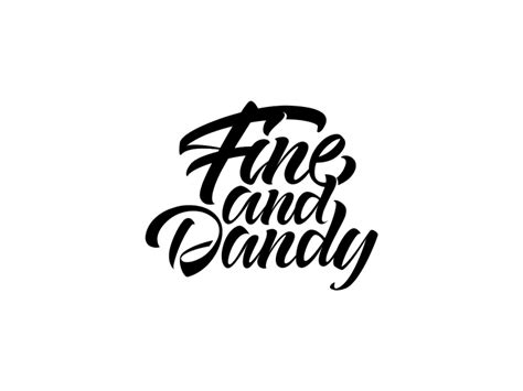 Fine And Dandy Logo Intro | Intro, Youtube design, ? logo