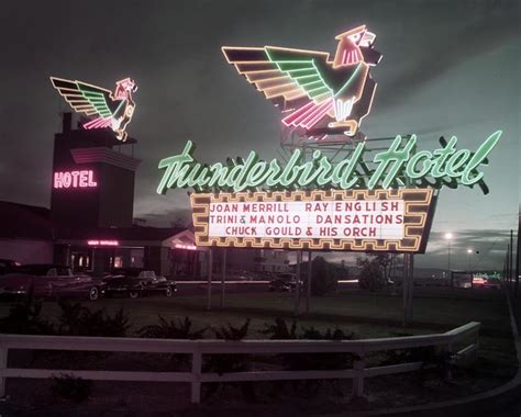 The Thunderbird Hotel in the early evening, Las Vegas, cir… | Flickr