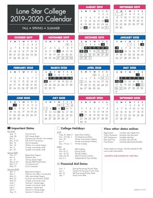 Lone Star College Calendar 2021 | Calendar June 2021