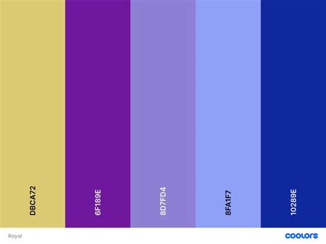 Royal Color Palette | Royal colors palette, Royal colors, Shingle colors