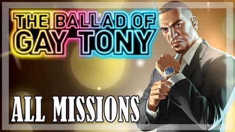 GTA 4: The Ballad of Gay Tony - All Missions Walkthrough - YouTube