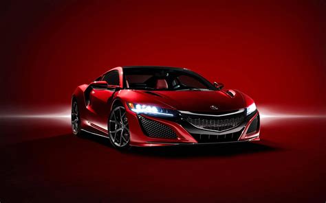 Red Supercar Acura NSX 2016 Wallpaper Download 5120x3200