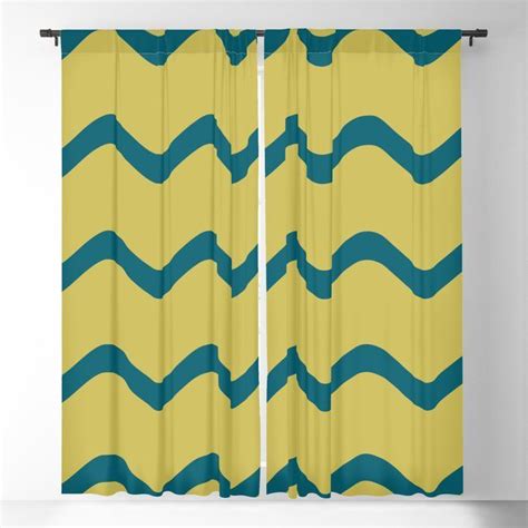 Tropical Dark Teal Simple Soft Rippled Horizontal Line Pattern Inspired ...