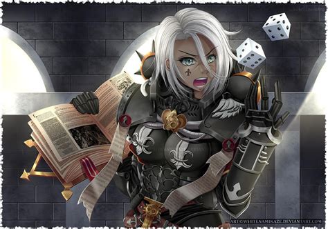 COMMISSION - Adepta Sororitas by WhiteNamikaze on DeviantArt | Guerrera ...