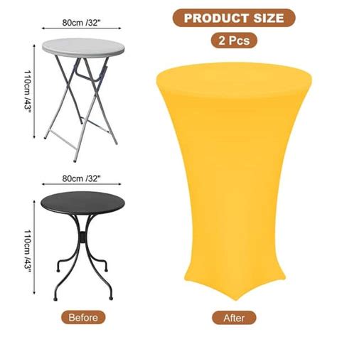 2pcs Cocktail Tablecloth Spandex Stretch Tablecloth Table Cover - 80x110mm - Bed Bath & Beyond ...