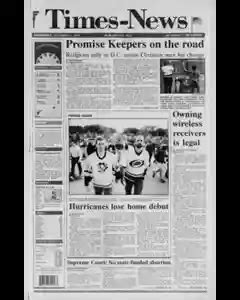 Burlington Times News Archives, Oct 4, 1997, p. 1