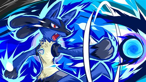 Dynamic Lucario HD Wallpaper by ishmam