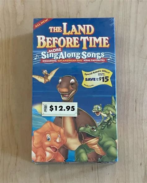 SEALED VHS THE Land Before Time More Sing Along Songs 1999 Universal Studios £12.06 - PicClick UK