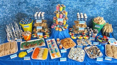 Beach Themed Party Ideas & Under the Sea Desserts