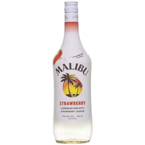 Malibu Strawberry Liqueur Rum: Buy Now | Caskers