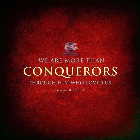 We are more than conquerors. Gbbministry Media Daily Picture Devotional. facebook.com ...