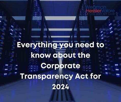 Everything you need to know about the Corporate Transparency Act for ...