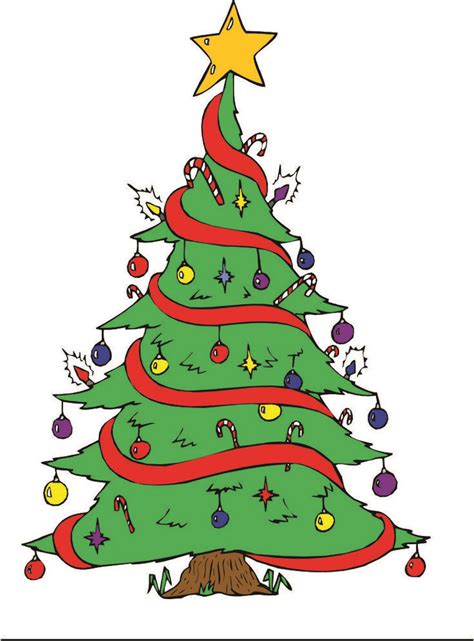 47 Best Christmas tree cartoon clipart Manga Serial for Lock Screen ...