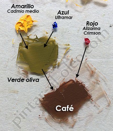 mezclar color cafe con verde y rojo | Hacer colores, Mezcla de colores de pintura, Tutoriales de ...