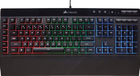 CORSAIR - K55 Wired Gaming Membrane Keyboard with RGB Backlighting ...