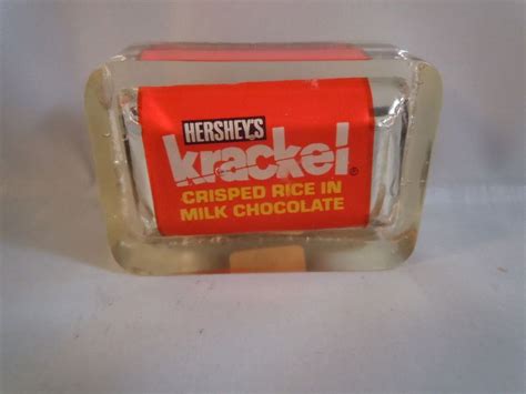 Vintage Hershey's Miniature Krackel Chocolate Bar Refrigerator Magnet USA | Bar refrigerator ...