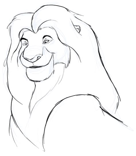 Lion King Mufasa Drawing at GetDrawings | Free download