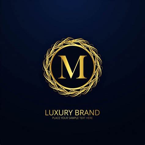 Ornamental Luxury Letter M Logo