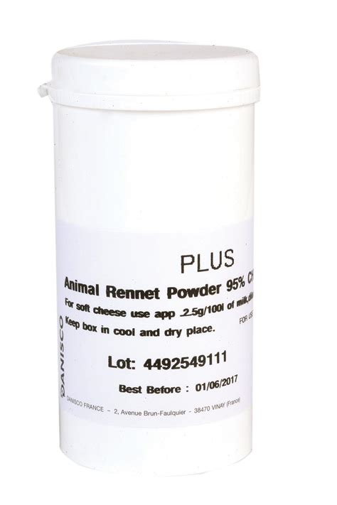 Powder Animal Rennet : Rennet ARP 50000 1/2 kg