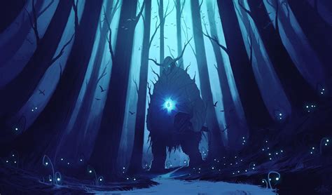 the forest spirit by shahab alizadeh | Forest spirit, Night forest, Forest illustration