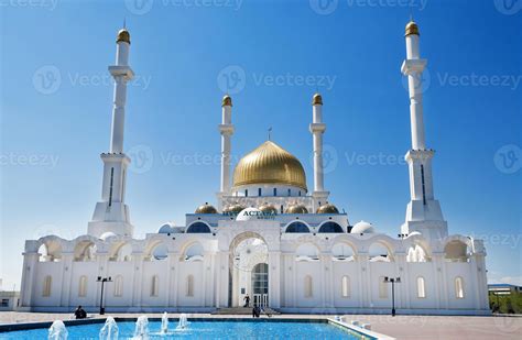 Nur-Astana Mosque 757063 Stock Photo at Vecteezy