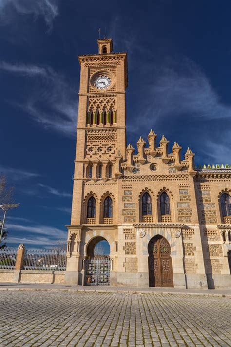 Mudejar Style Ornate Building of the Train Station of Toledo, Spain Editorial Stock Image ...