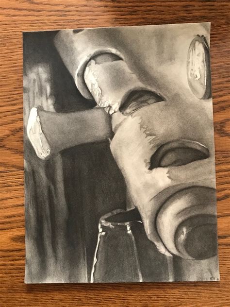 Realistic pencil drawing realistic lock drawing | Etsy